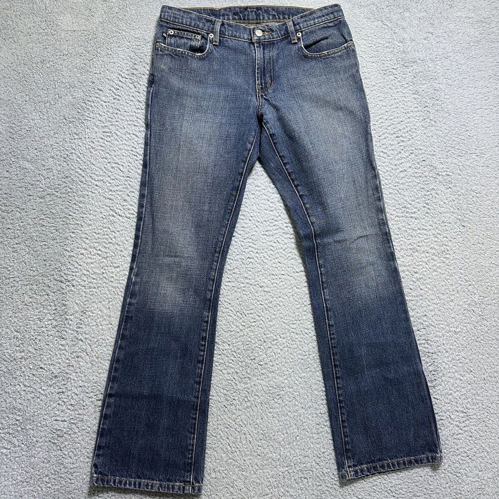 Polo Jeans Ralph Lauren Womens Denim Stretch Kelly Jeans Flared Leg‎ Size 6x32